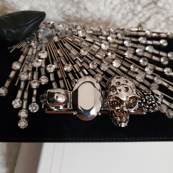 Alexander McQueen Mini Embellished Jewelled Satchel - Picture 11 of 13